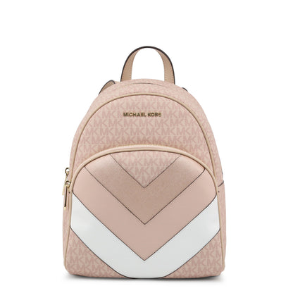 Michael Kors Abbey Ballet Pink Leather MK Signature Womens Backpack 35T9GAYB6V