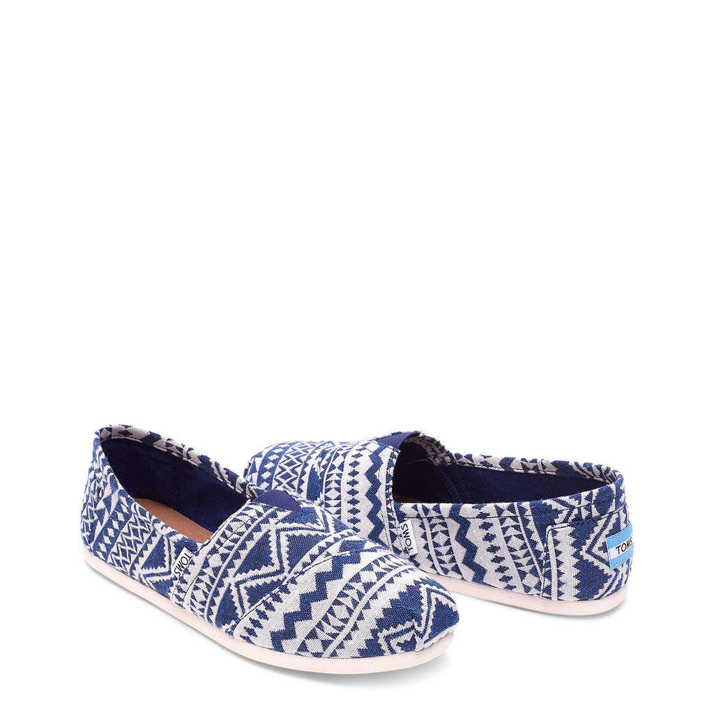 TOMS Classic Woven Cultural Navy White Men's Slip-Ons 10008368
