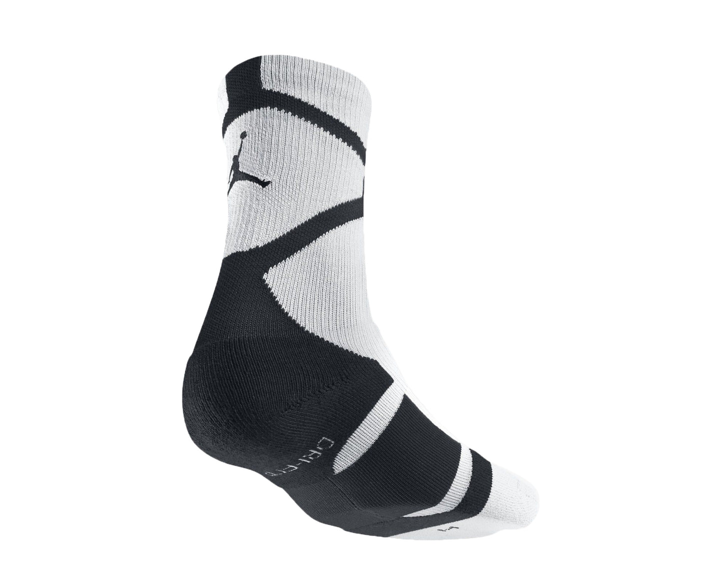 Nike Air Jordan Dri-Fit Jumpman Crew White/Black Socks 589042-100