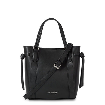 Karl Lagerfeld K/Ikonik Small Leather Black Women's Tote Bag 225W301099900