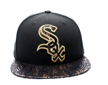 New Era 59Fifty Chicago White Sox Metallic Snake Vize Men's Fitted Hat 5950