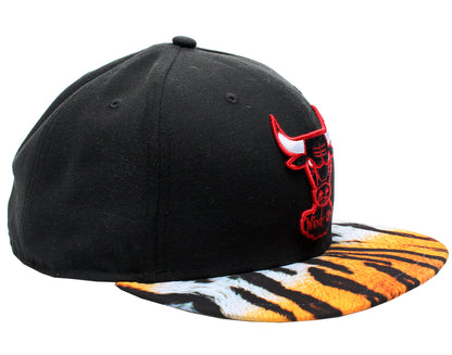 New Era 59Fifty Chicago Bulls Visor Real Tiger Men's Fitted Hat 5950