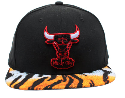 New Era 59Fifty Chicago Bulls Visor Real Tiger Men's Fitted Hat 5950