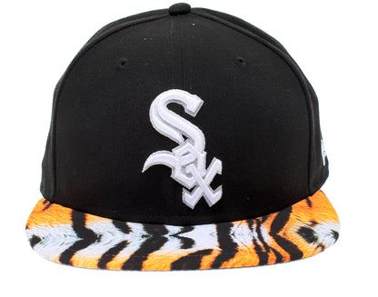 New Era 59Fifty Chicago White Sox Visor Real Tiger Men's Fitted Hat 5950