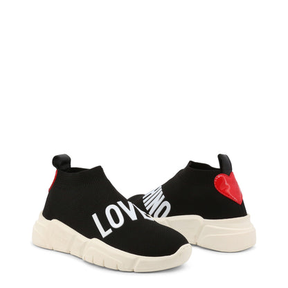 Love Moschino Logo Black Women's Shoes JA15113G1FIZ800A