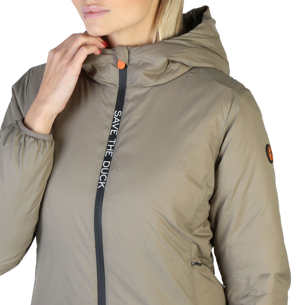 Save The Duck Ruth Hooded Elephant Grey Women's Jacket D30962W-GIRE15-40021