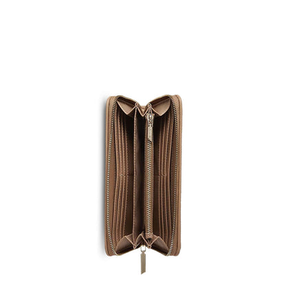 Calvin Klein Large Recycled Quilted Zip Around Safari Canvas Women's Wallet K60K609912-RBC