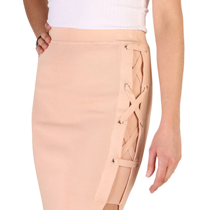 Guess Mattea Sweater Pencil Pink Women's Skirt 81G7095219Z-F629