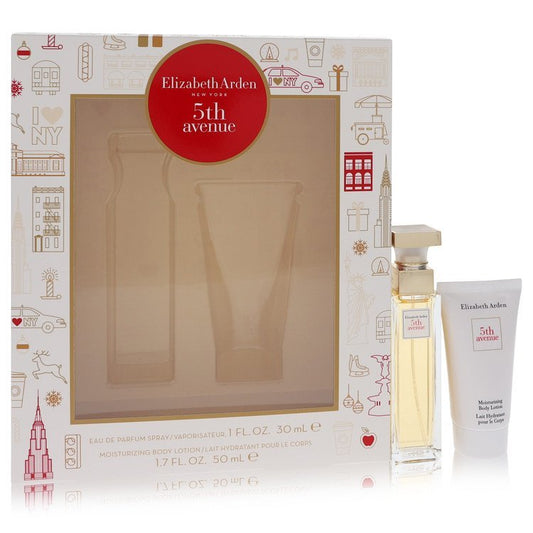 5th Avenue by Elizabeth Arden Women's Gift Set (1 oz Eau De Parfum Spray - 1.7 oz Body Lotion) - Becauze