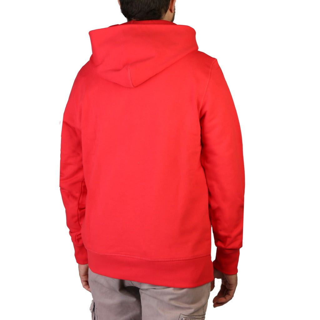 Tommy Hilfiger Pullover Hoodie Red Men's Sweatshirt MW0MW25598