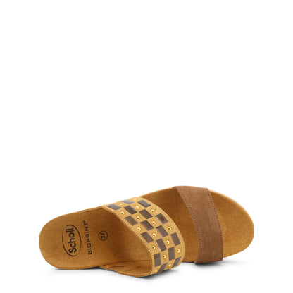 Scholl Moira Brown Wedges Women's Sandals F279652272350