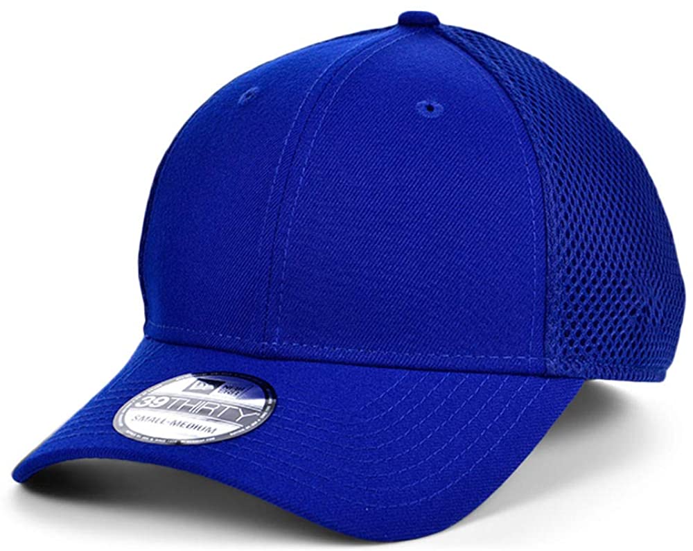 New Era 39THIRTY Blank Custom Neo Royal Blue Stretch Fit Cap