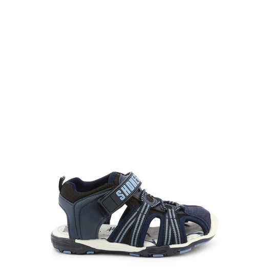 Shone Sport Ankle Strap Navy Blue Boys Sandals 3315-030