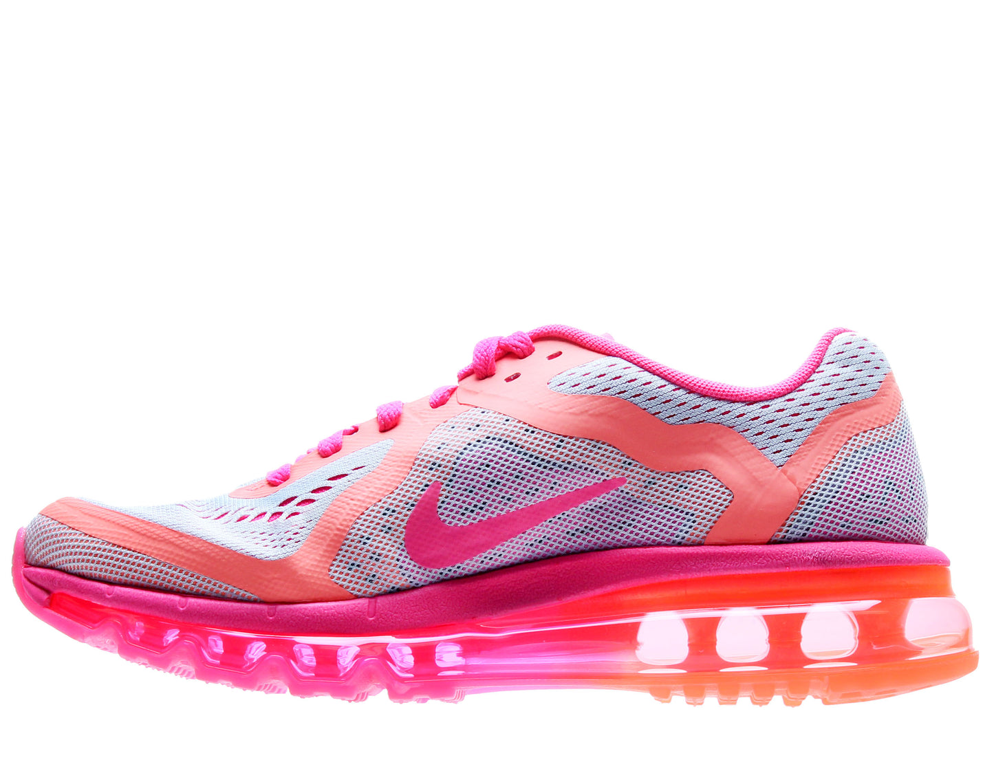 Nike Air Max 2014 (GS) Pure Platinum/Bright Mango Girls Running Shoes 631331-003