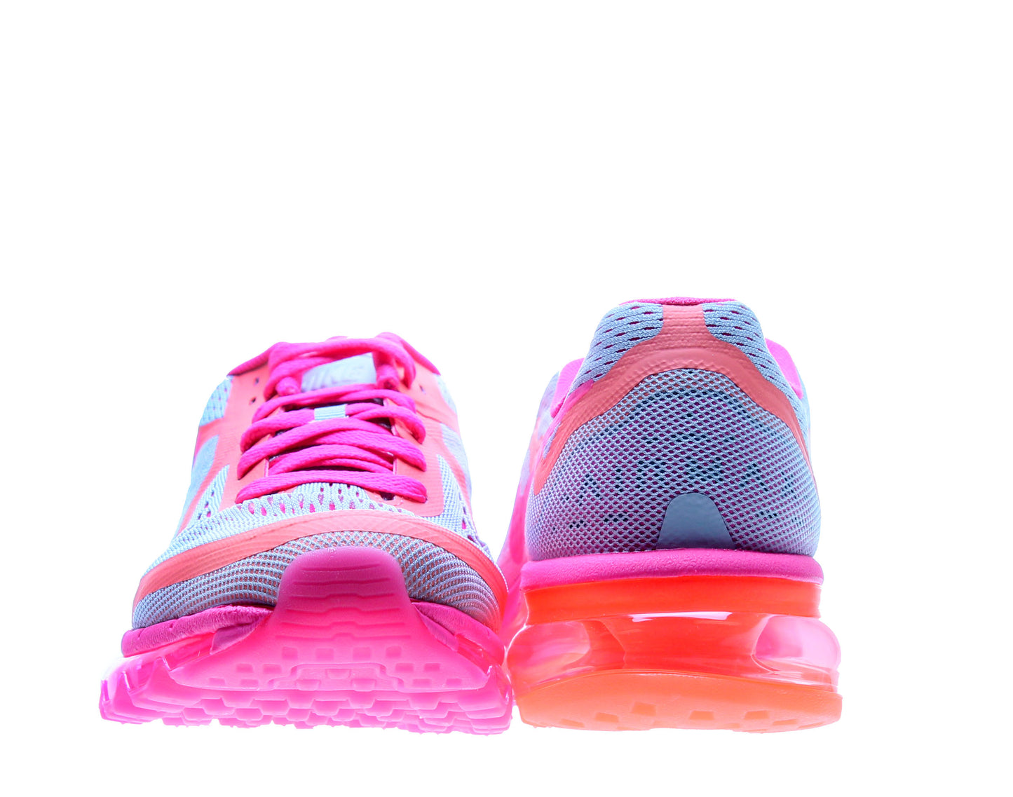 Nike Air Max 2014 (GS) Pure Platinum/Bright Mango Girls Running Shoes 631331-003