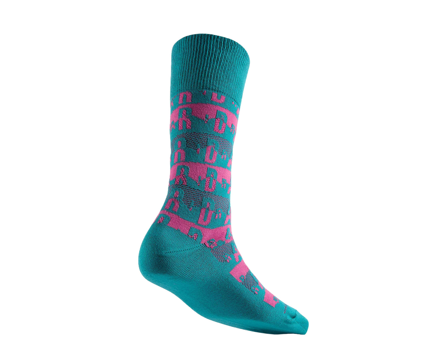 Nike Air Jordan Printed Crew Tropical Teal/Fusion Pink Socks 631714-309