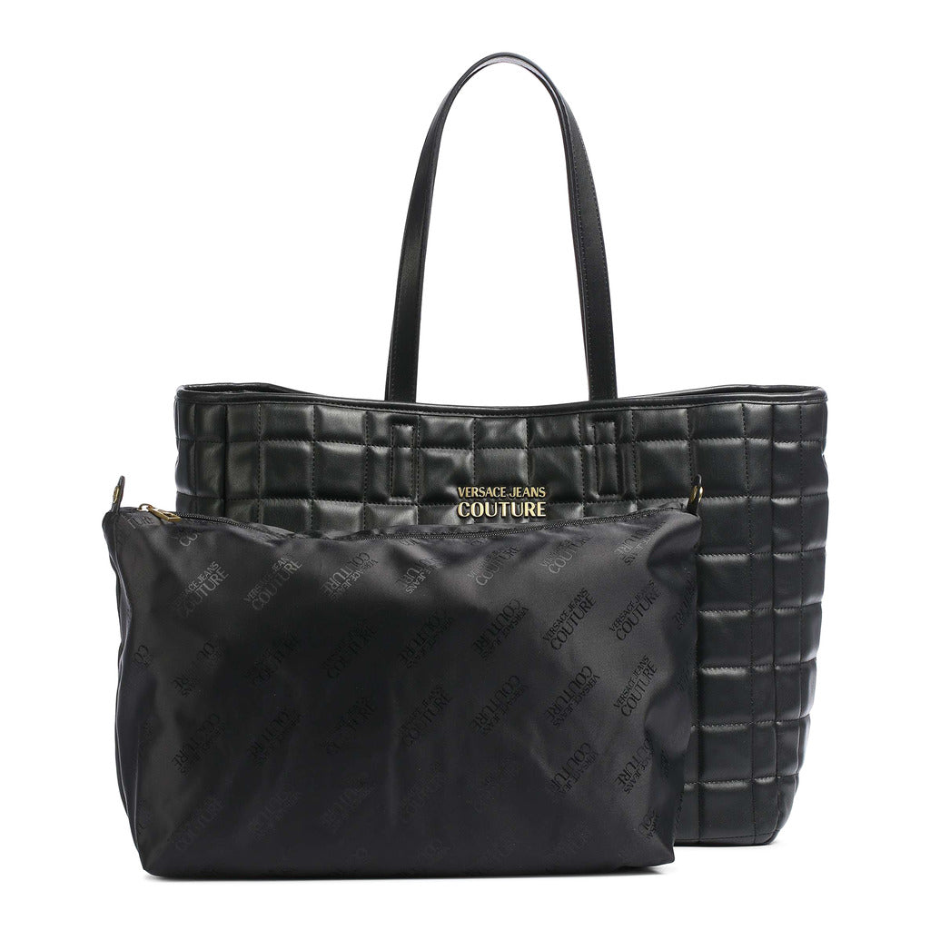 Versace Jeans Couture Quilted with Pochette Black Women's Shopper 71VA4BB6-ZS061-899
