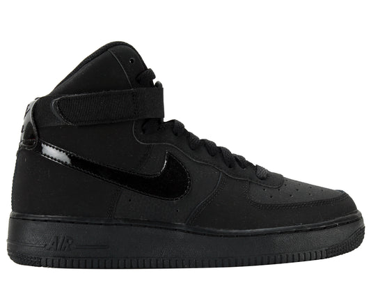 Nike Air Force 1 High (GS) Black/Black Big Kids Basketball Shoes 653998-001