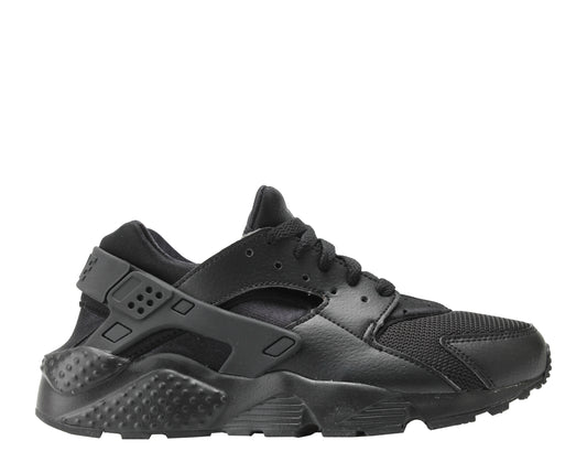 Nike Huarache Run (GS) Black/Black-Black Big Kids Running Shoes 654275-016
