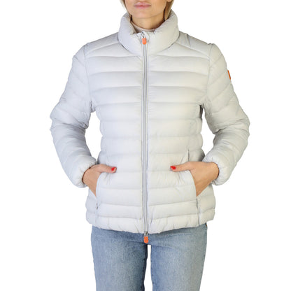 Save The Duck Carly Frozen Grey Women's Puffer Jacket D39760W-GIGA15-10021
