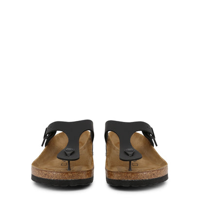 Birkenstock Gizeh Birko-Flor Black Women's Thong Sandals 0043691