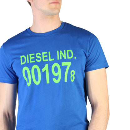 Diesel T-Diego Graphic Blue Men's T-Shirt 00SASA0AAXJ
