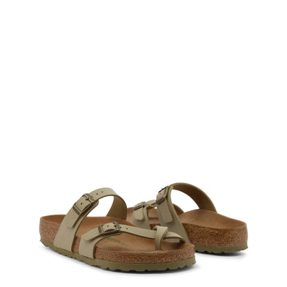 Birkenstock Mayari Vegan Faded Khaki Women's Sandals 1018486 Regular Width