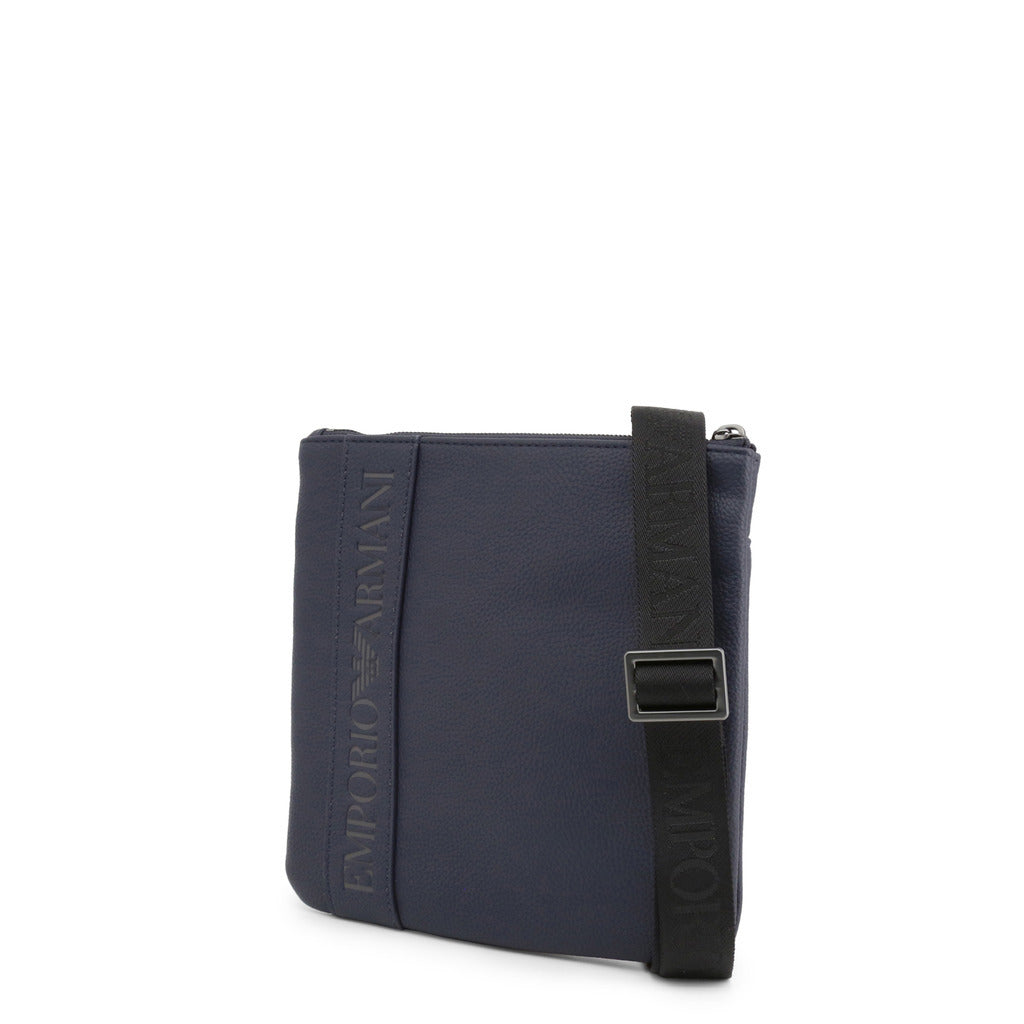 Emporio Armani Faux Leather Blue Men's Crossbody Bag Y4M177YG89J180455