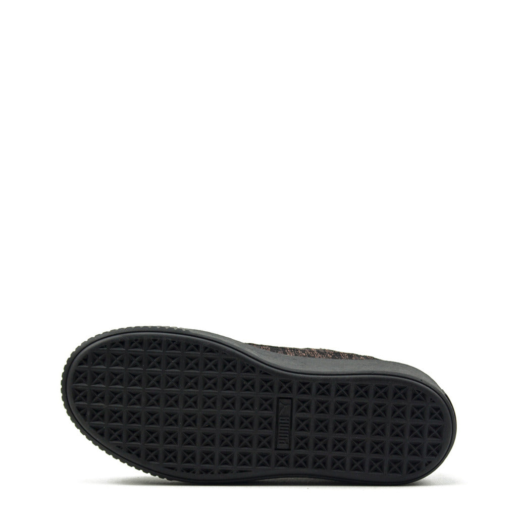 Puma Basket Platform VR Black Mono Women's Shoes 364092-02