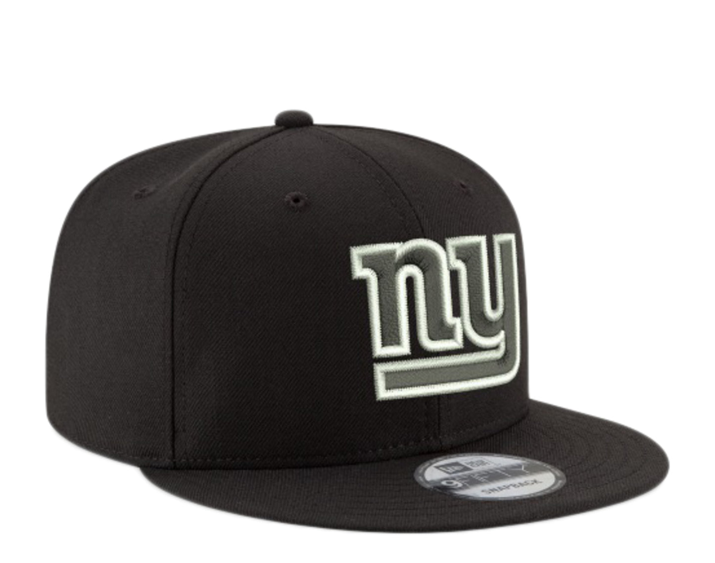 New Era 9Fifty NFL New York Giants Black on White Basic Snapback Hat 70419122