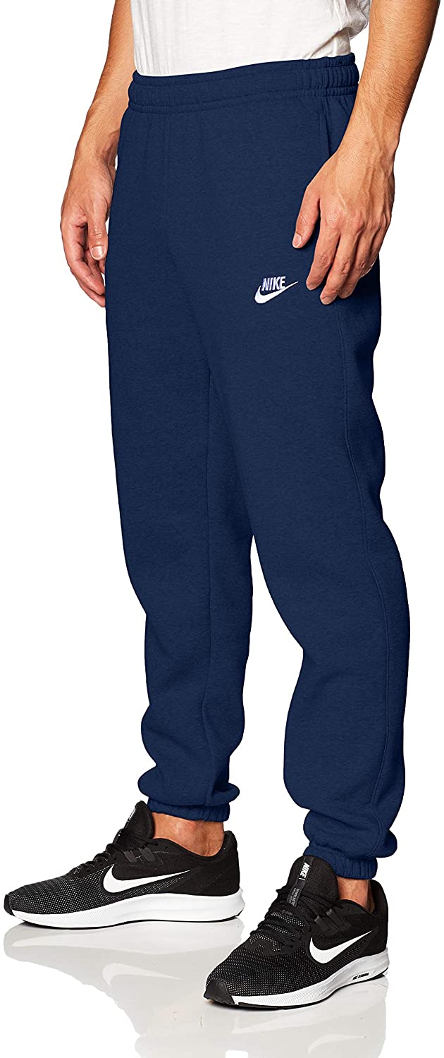 Nike Sportswear Standard Fit Fleece Midnight Navy/Midnight Navy/White Men's Jogger Pants BV2737-410