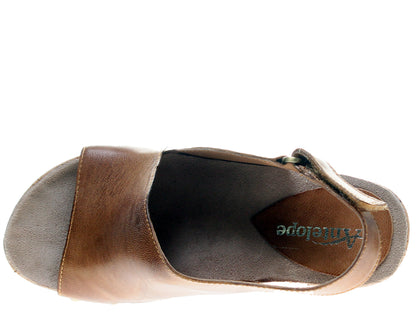 Antelope 721 Slingback Mustard Women's Wedge Sandals 721-MUSTARD