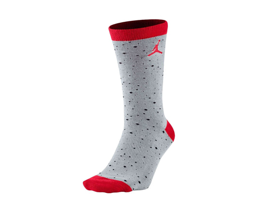 Nike Air Jordan Jumpman 4 Crew Grey/University Red Socks 724927-013