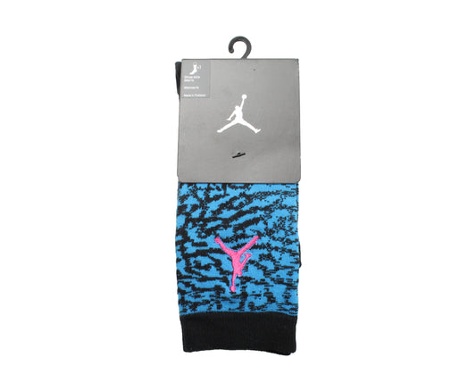 Nike Air Jordan Seasonal Elephant Print Crew Royal Blue/Black Socks 724930-406