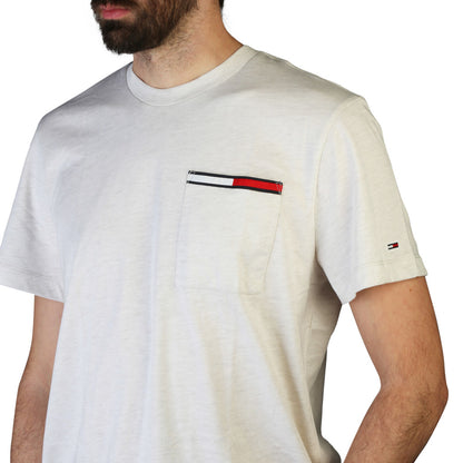 Tommy Hilfiger Crew Neck White Men's T-Shirt DM0DM13063