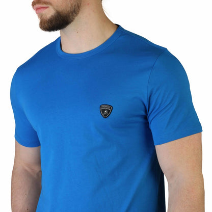 Lamborghini Basic Crewneck Surf Blue Men's T-Shirt B3XVB7T130260225