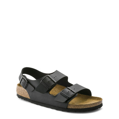 Birkenstock Milano Birko-Flor Black Sandals 34791 Regular/Wide Width