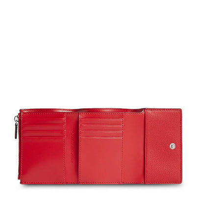 Calvin Klein Recycled Trifold Candy Apple Women's Wallet K60K610107-XL6