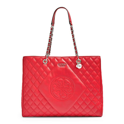 Guess Sweet Candy Large Quilted Carryall Red Women's Bag VG717524