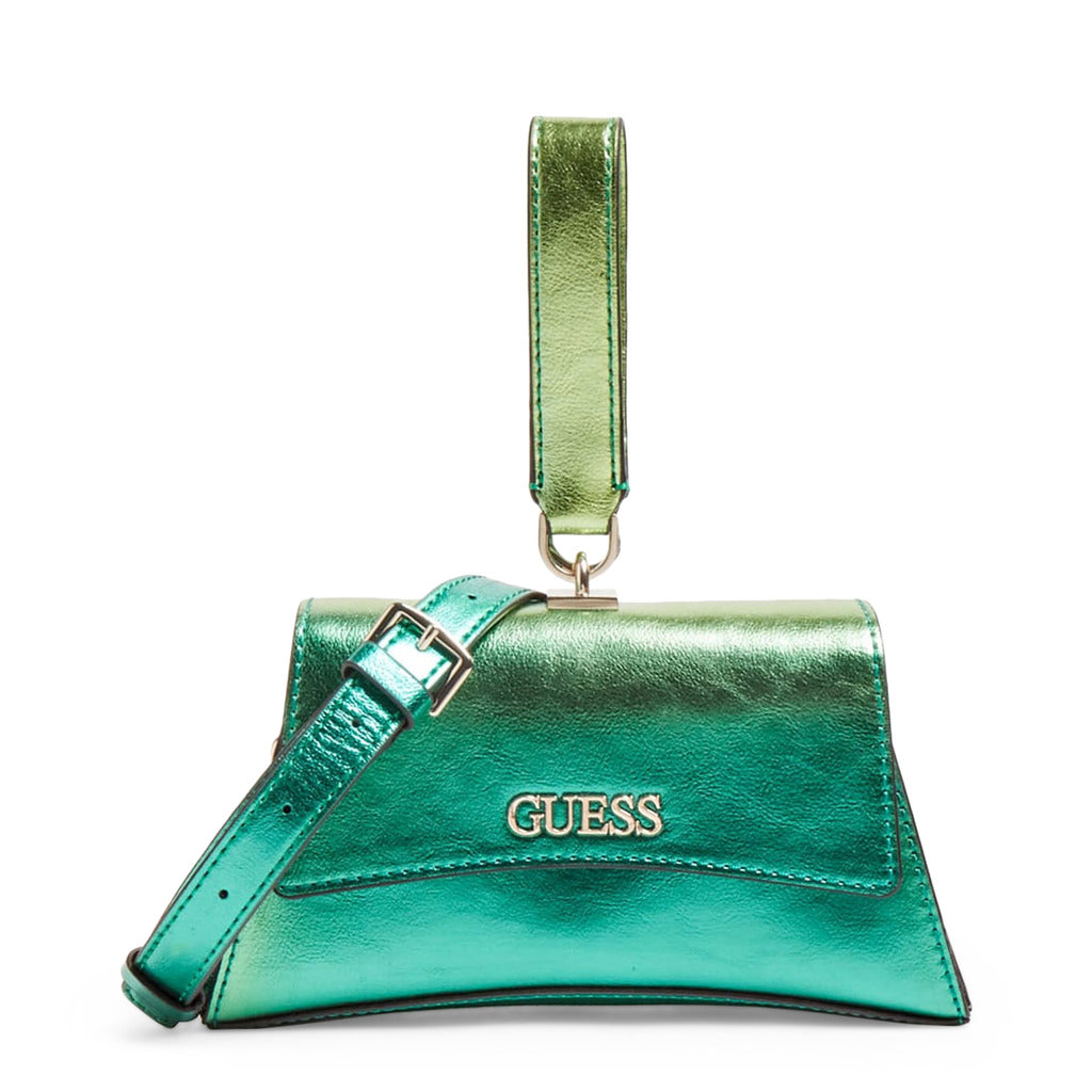 Guess Devin Metallic Green Women's Handbag HWMG79-83730-GREEN