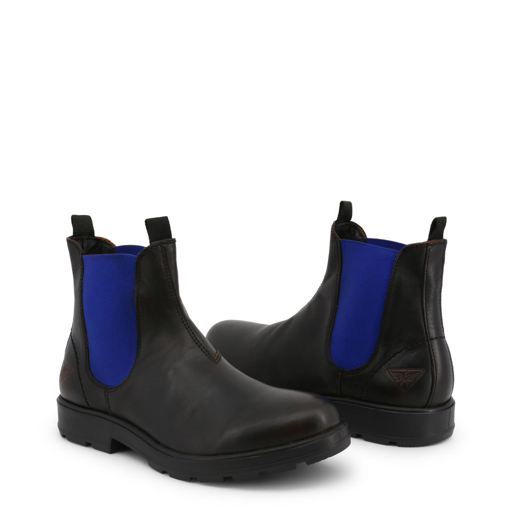 Docksteps Jasper 1302 Black/Blue Leather Men's Boots DSE106039