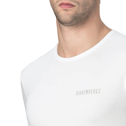 Bikkembergs 2-Pack Undershirt White Men's T-Shirt 100VBKT040861100