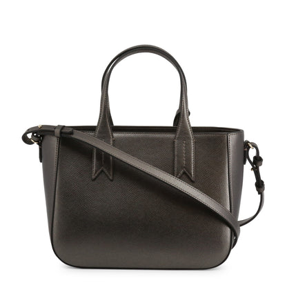 Emporio Armani Faux Leather Grey Women's Satchel Bag Y3D083YH18A180233