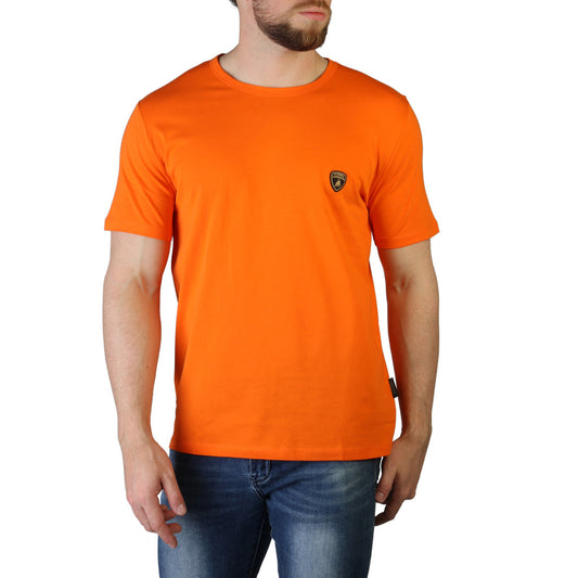 Lamborghini Basic Crewneck Arancio Orange Men's T-Shirt B3XVB7T130260534