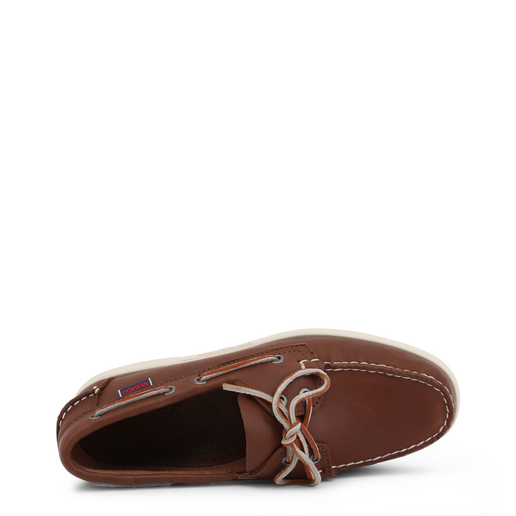 Sebago Docksides Portland Leather Brown Men's Moccasin Shoes 7000H00-900