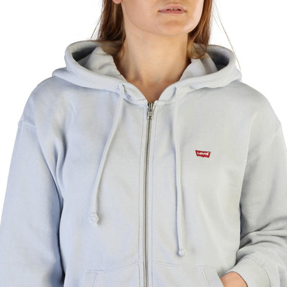Levi's Standard Zip Up Hoodie Arctic Ice Women's Sweatshirt A07770006