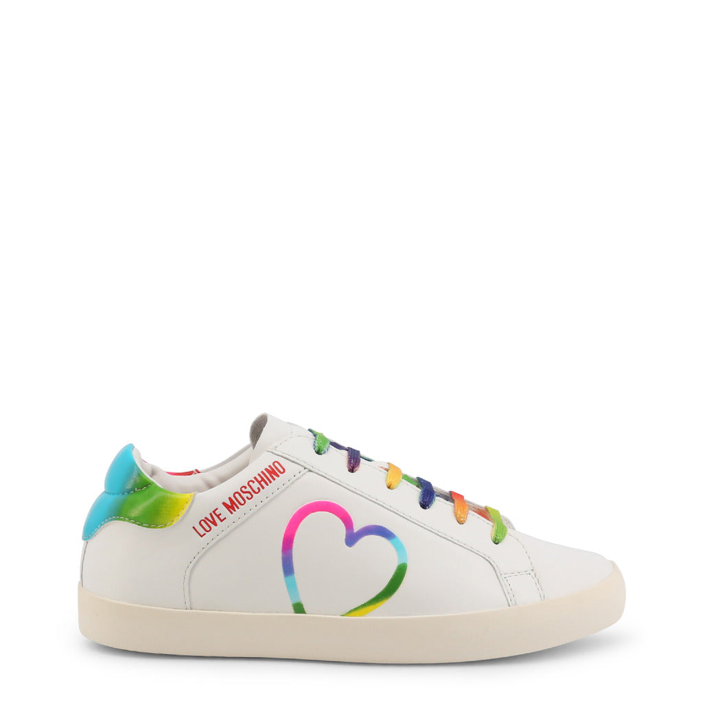 Love Moschino Nappa Leather White Women's Shoes JA15442G1EIA610A