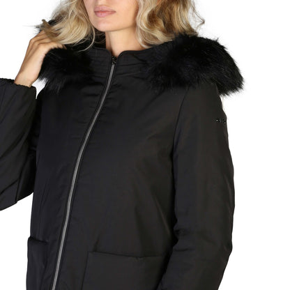 Geox Roose Hooded Black Women's Jacket W9420GT2567-F9000