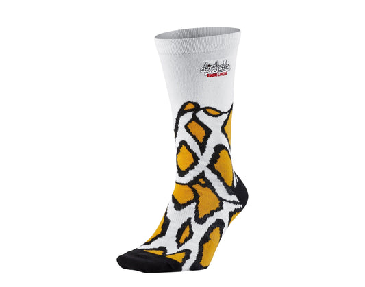 Nike Air Jordan Ice Cream Pack Crew White/Black/Yellow Socks 806409-100