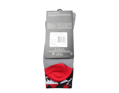 Nike Air Jordan Jumpman 9 Low Crew Grey/Red/Black Socks 806411-065